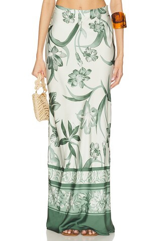 ROCOCO SAND Maxi Skirt in Sage Green from Revolve.com | Revolve Clothing (Global)