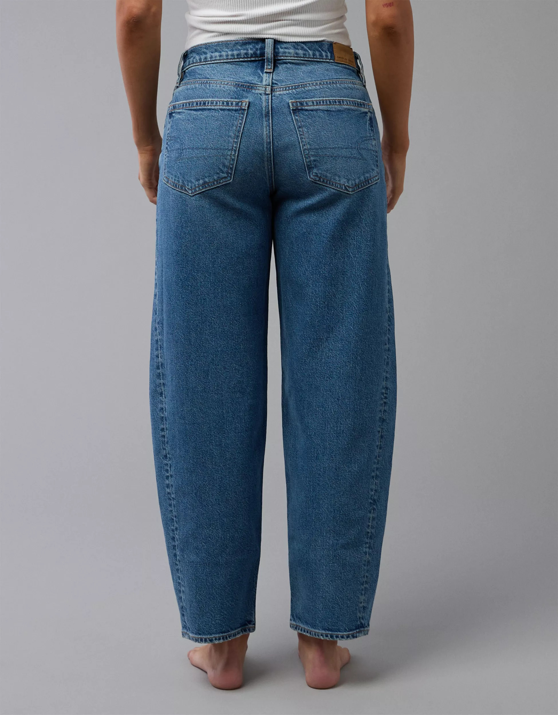 AE Stretch Barrel Jean | American Eagle Outfitters (US & CA)