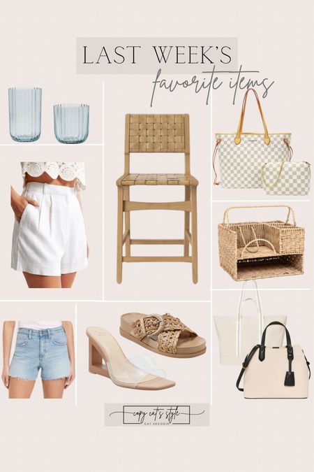 LTK Best Sellers from last week, home finds, style finds, shorts, counter stools, handbags, sandals 

#LTKHome #LTKStyleTip #LTKItBag
