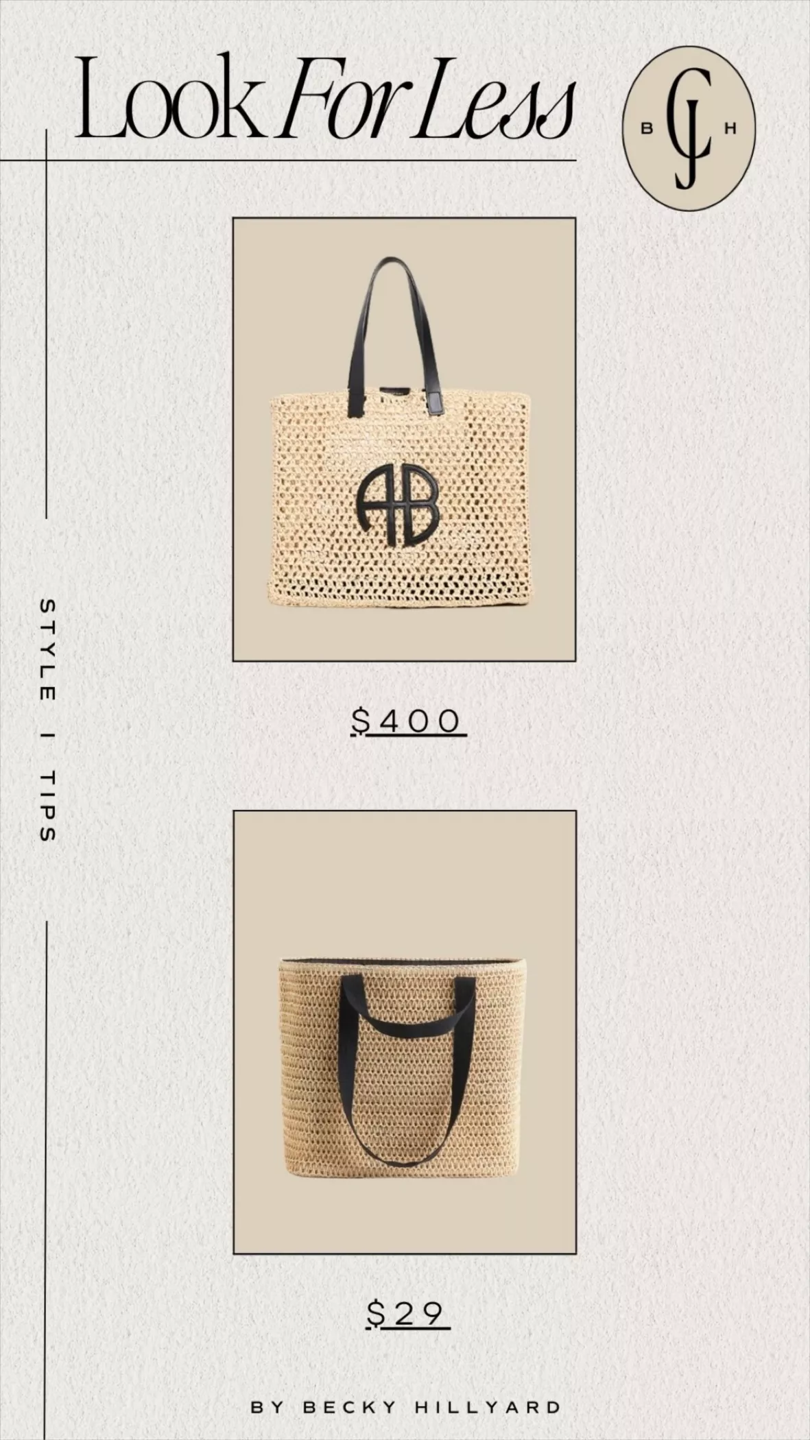 Cloth - Here is the Rio Tote XL Natural by Anine Bing. We