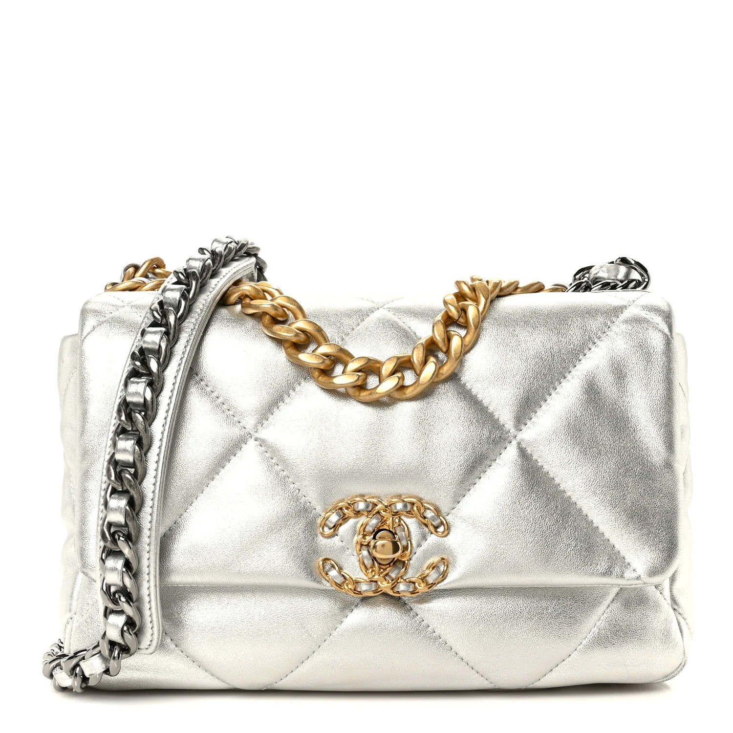 Lambskin Quilted Medium Chanel 19 Flap Black | FASHIONPHILE (US)