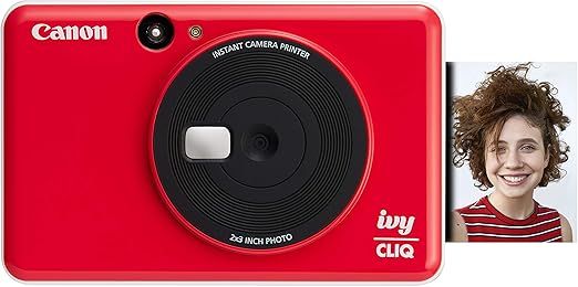 Canon IVY CLIQ Instant Camera Printer, Mini Photo Printer with 2"X3" Sticky-Back Photo Paper(10 S... | Amazon (US)