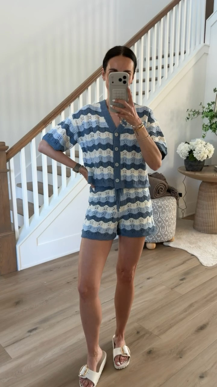 Crochet set from Target, I'm wearing XS in top and size S in shorts.

summer style, target finds 2026, crochet cardigan, crochet shorts, anna monteiro, annabrstyle

#LTKootd #LTKOver40
