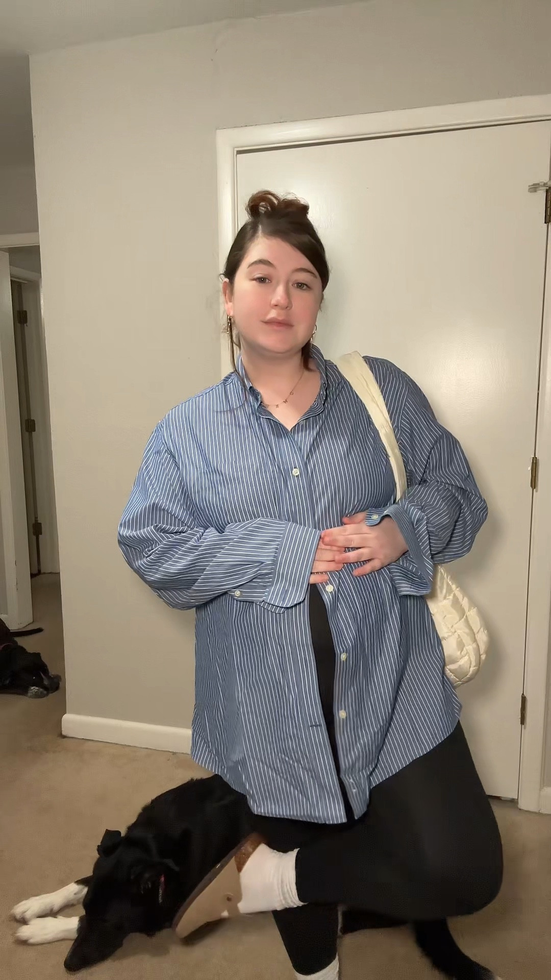 Outfit of the day
7 months pregnant/third trimester 

#LTKfindsunder50 #LTKbeauty #LTKfindsunder100