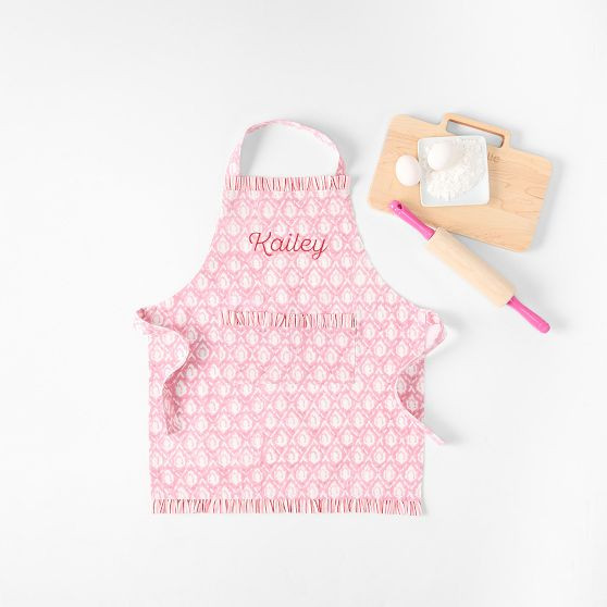 Block Print Ruffle Apron | Mark and Graham