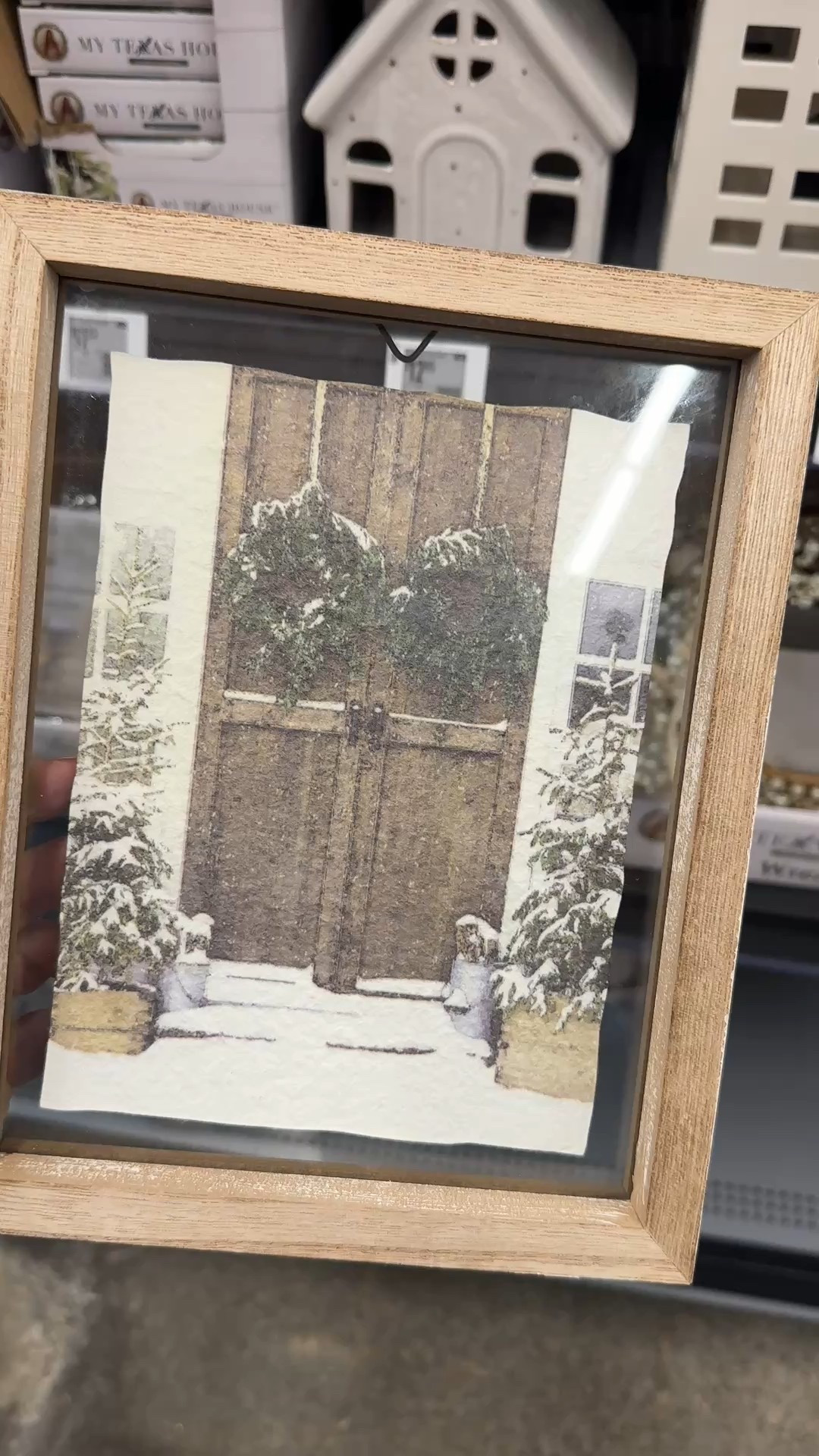 Neutral holiday magic ✨ This snowy door print from Walmart is the perfect cozy touch for your winter decor. The soft tones and classic wreaths make it easy to style with any space — festive without being over the top 🤍 #WalmartHome #HolidayDecor #NeutralChristmas

#LTKSeasonal #LTKHome #LTKHoliday