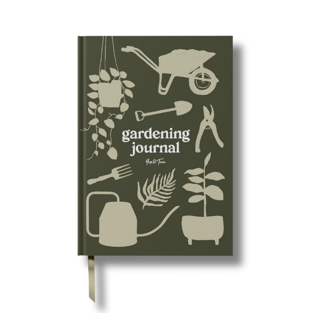 Yop & Tom Gardening Journal - Plan, Track and Manage Your Garden Projects - Olive Green | Amazon (US)