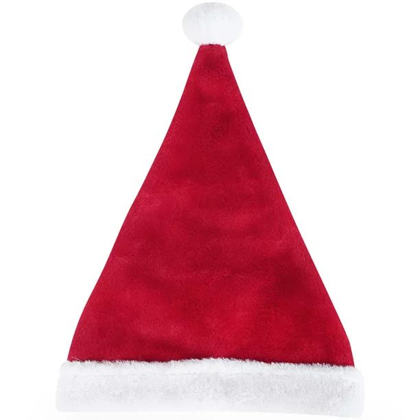 Holiday Time Classic Red & White Child Santa Hat - Walmart.com | Walmart (US)