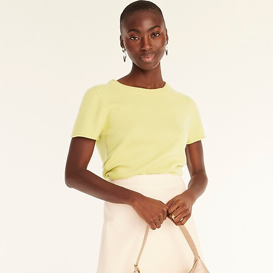 Relaxed cashmere T-shirt | J. Crew US