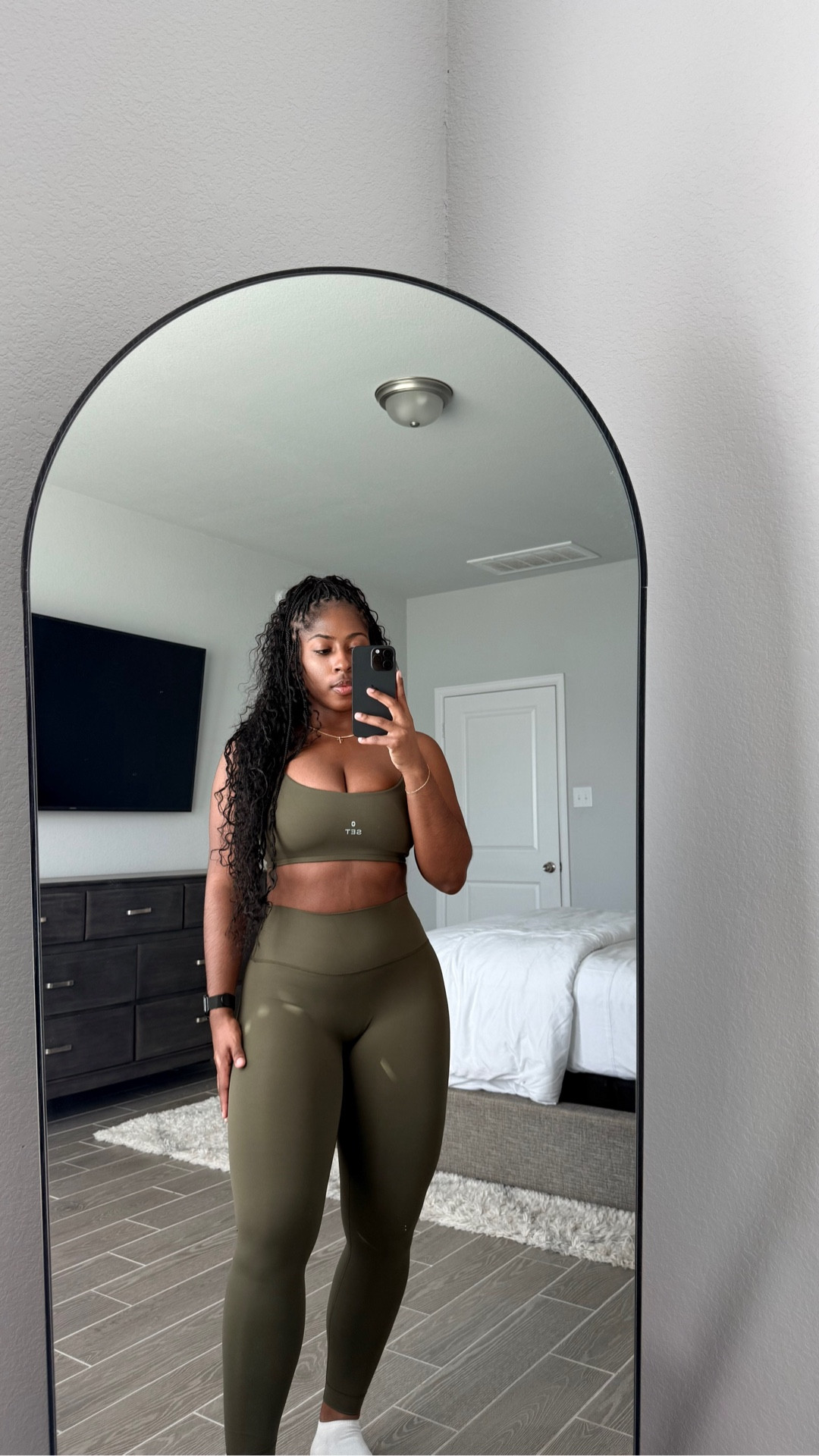 SET ACTIVE new fall colors with FIGS! Perfect for the fall and new workout routines. I’m wearing a size small because sizes run small. This material is so good because it doesn’t show sweat lines. The cropped shirt is actually has a built in sports bra. 

#LTKStyleTip #LTKTravel #LTKActive