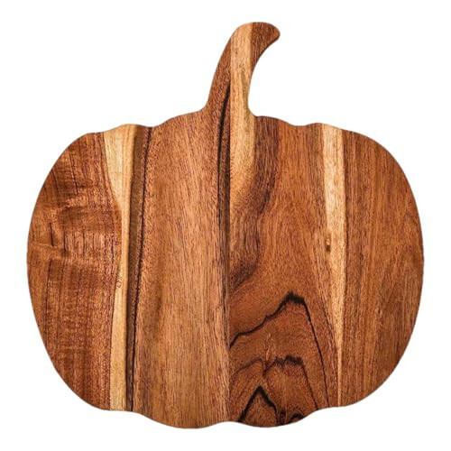 Pumpkin Charcuterie Boards, Wooden Cutting Boards for Kitchen - Halloween Charcuterie Board Pumpkin Shaped Cutting Board for Chopping Meat, Vegetables, Fruits | Amazon (US)