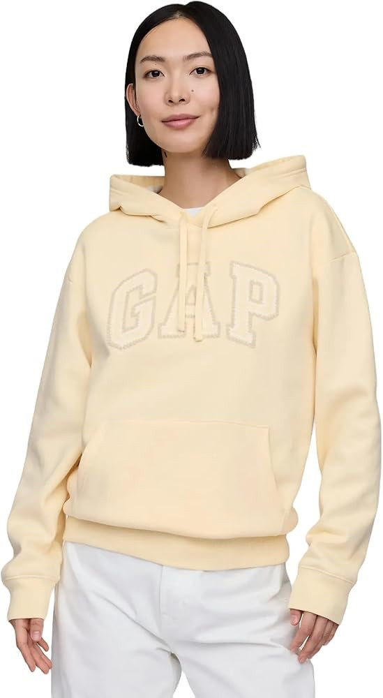 GAP Women's Logo Hoodie Hooded Full Zip Sweatshirt | Amazon (US)