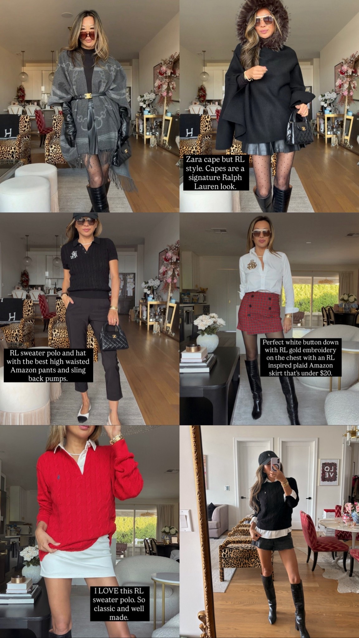 12+ Ralph Lauren aesthetic style outfits (& accessories) you need in your closet now. Most items a small. Red polo sweater is a xsmall 