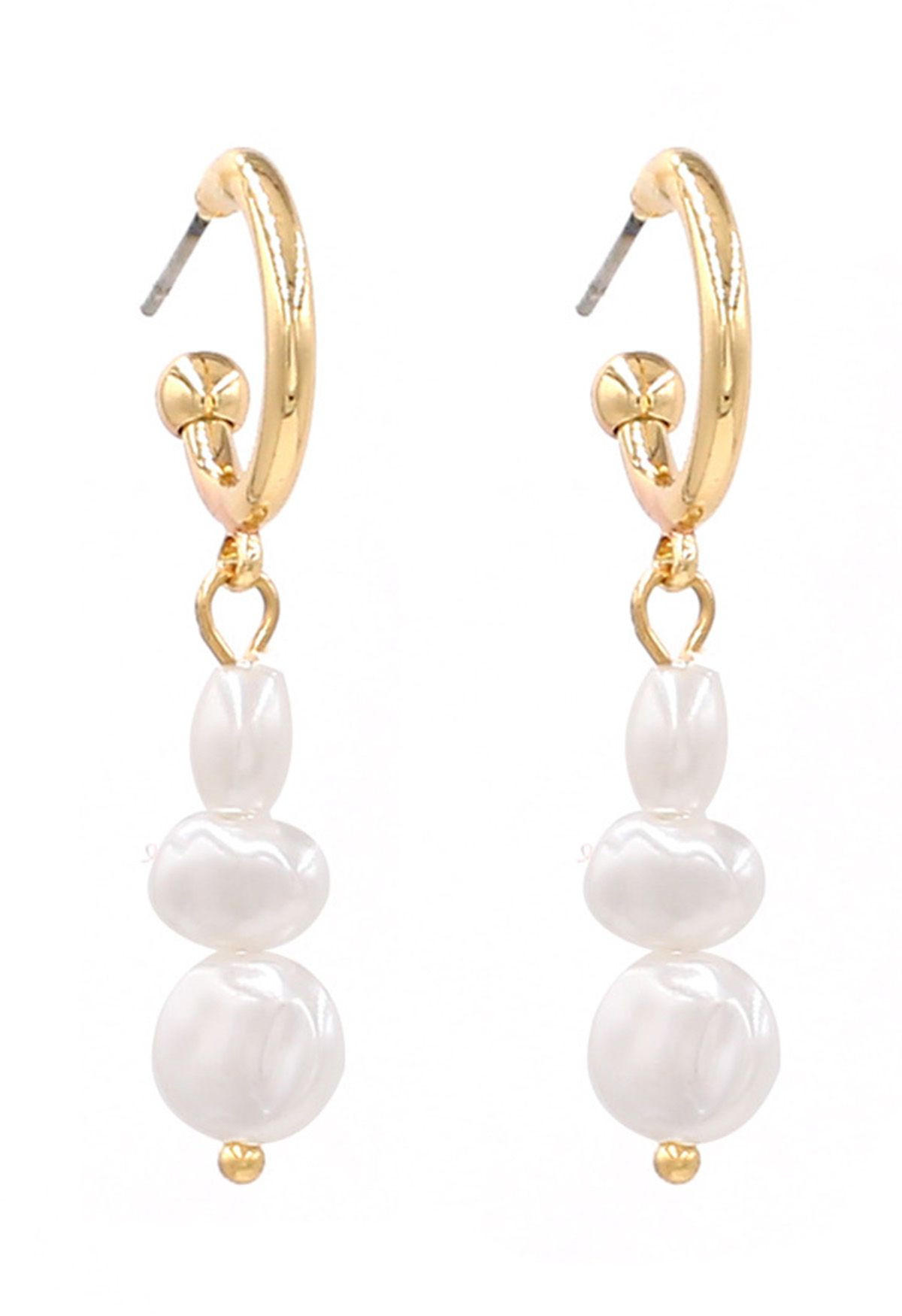 Distinctive Pearl Drop Earrings | Chicwish
