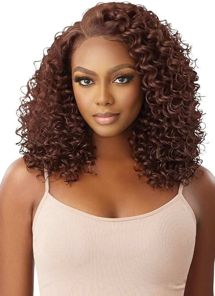Outre Perfect Hairline 13x4 HD Lace Front Wig DOMINICA 16" (2) | Amazon (US)