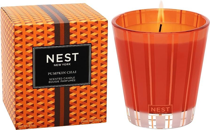 NEST Fragrances Pumpkin Chai Scented Classic Candle, 8 Ounce | Amazon (US)