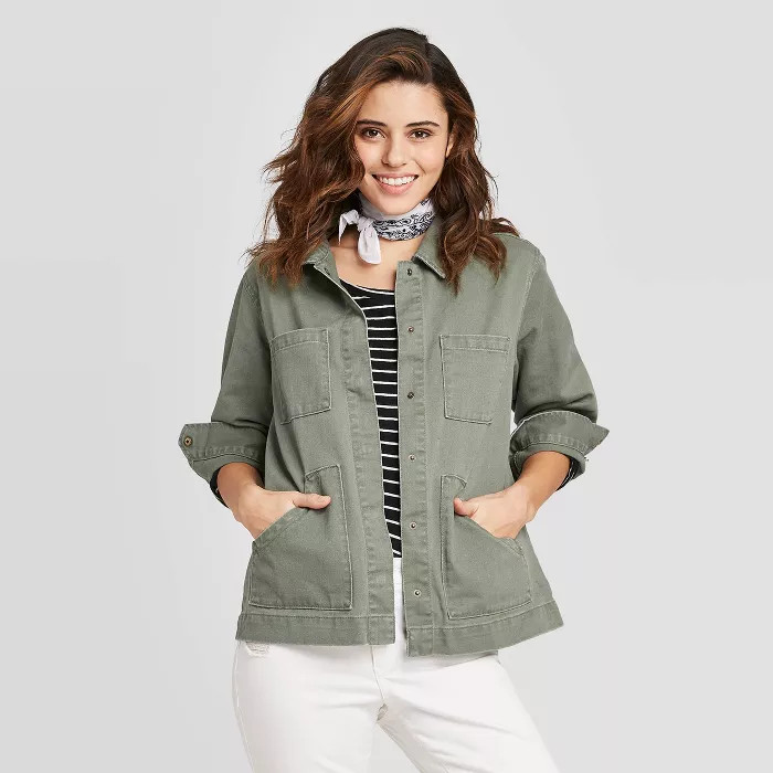 Women's Long Sleeve Chore Jacket - Universal Thread™ | Target