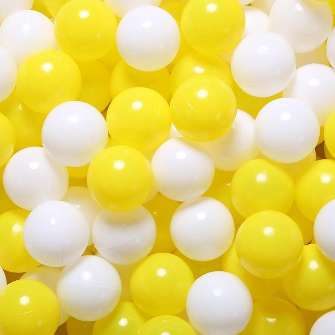 Ball Pit Balls for Kids, Plastic Refill 2.2 Inch Balls, 100 Pack, Bright Colors, Phthalate and BP... | Amazon (US)