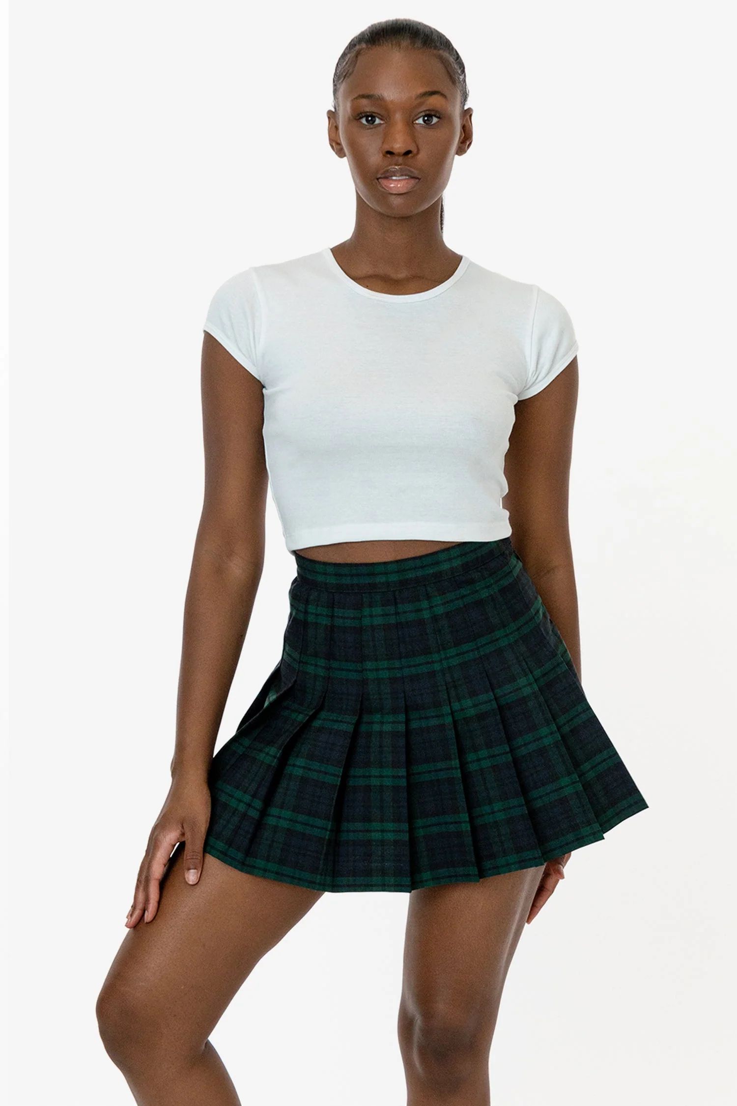 RGB300P - Plaid Tennis Skirt | Los Angeles Apparel