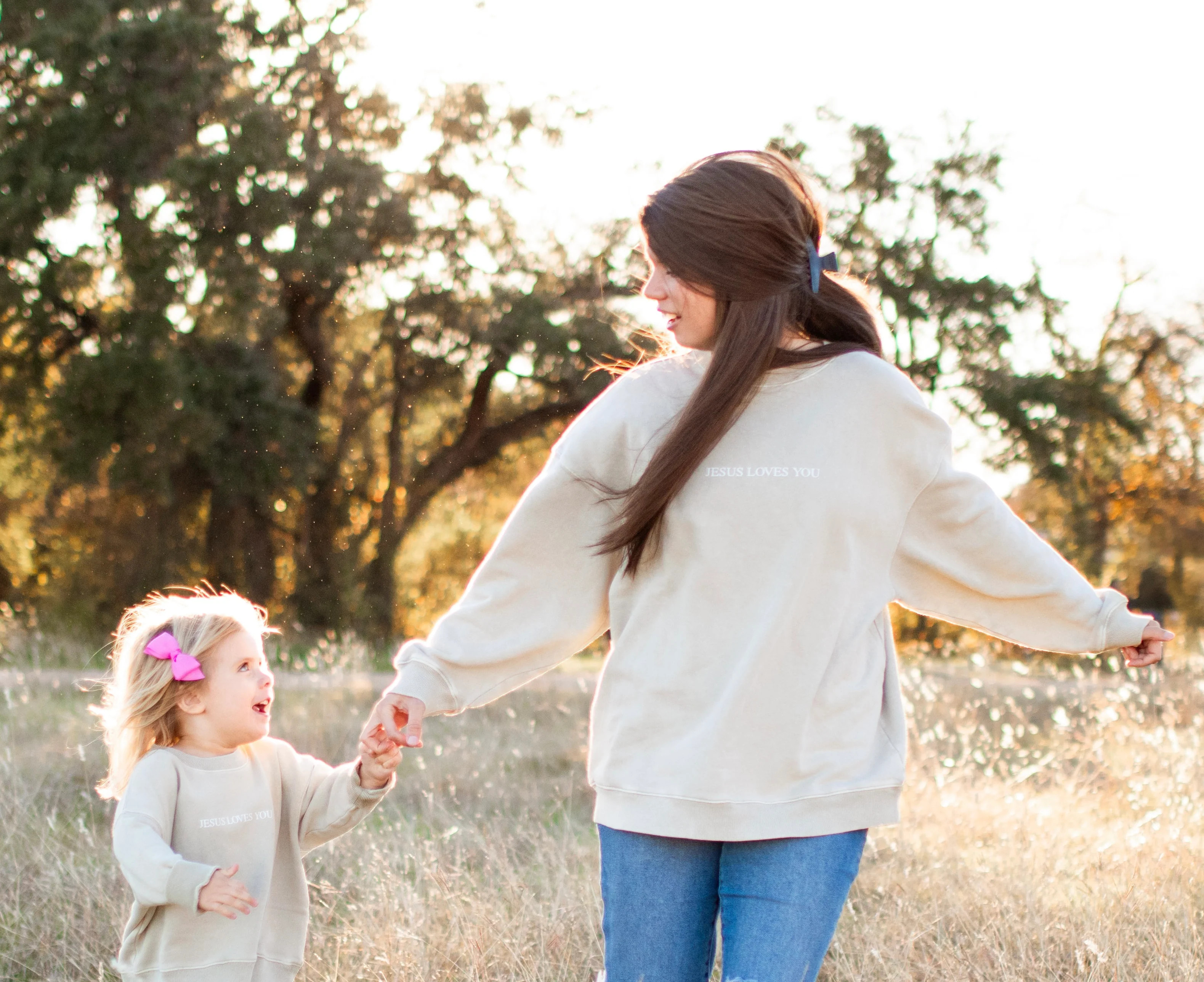 Women's French Terry Crewneck | Little Texan Design