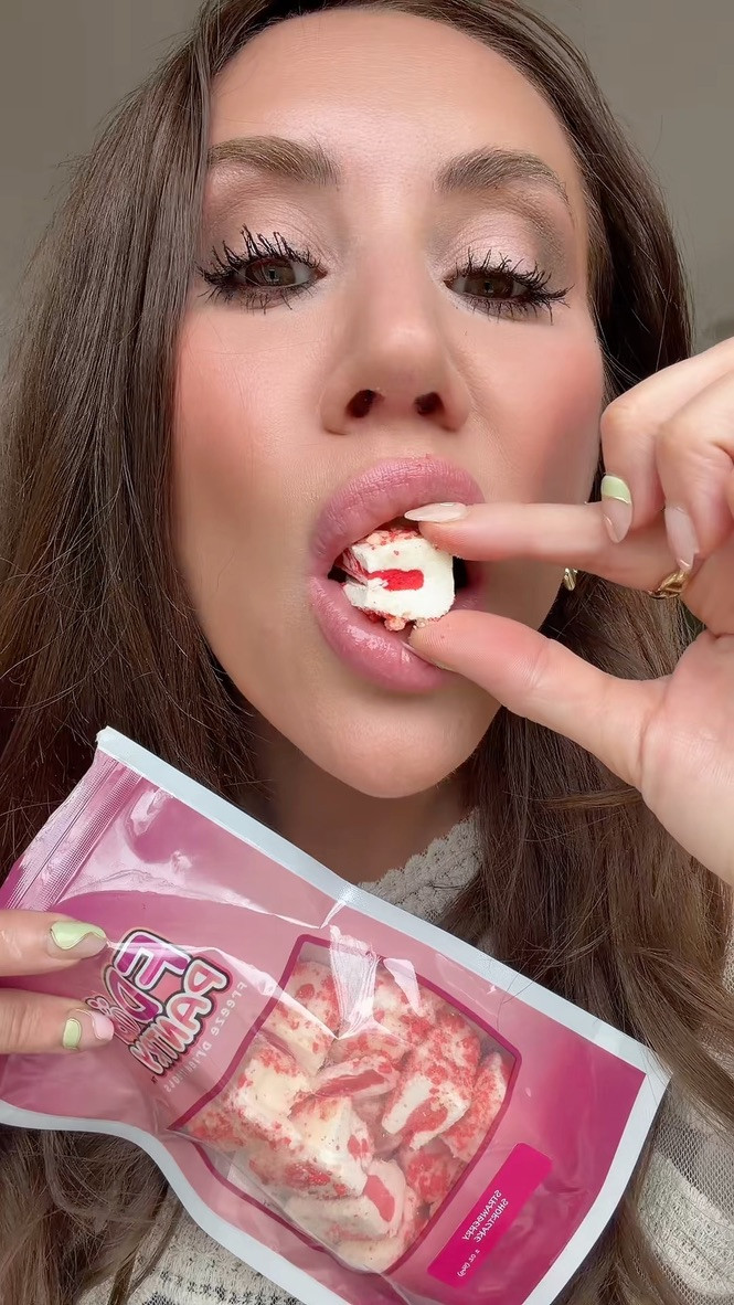 the most fun snack i've found in a long time — freeze dried strawberry shortcake bites are crunchy, mess free, no freezer needed and taste exactly like the ice cream bar you grew up loving.

#freezedriedcandy #amazonfinds #snacks #freezedriedsnacks #treatyourself
freeze dried strawberry shortcake bites, best freeze dried snacks, freeze dried ice cream bites, strawberry shortcake snack, fun snacks amazon, no freezer snack, crunchy snack amazon find, melt in your mouth snack, unique snack ideas, freeze dried dessert 

 #LTKfoodie