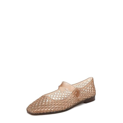 Sam Edelman Women's Michaela JellyMary Jane Flat, Transparent Brown, 6 Medium | Amazon (US)