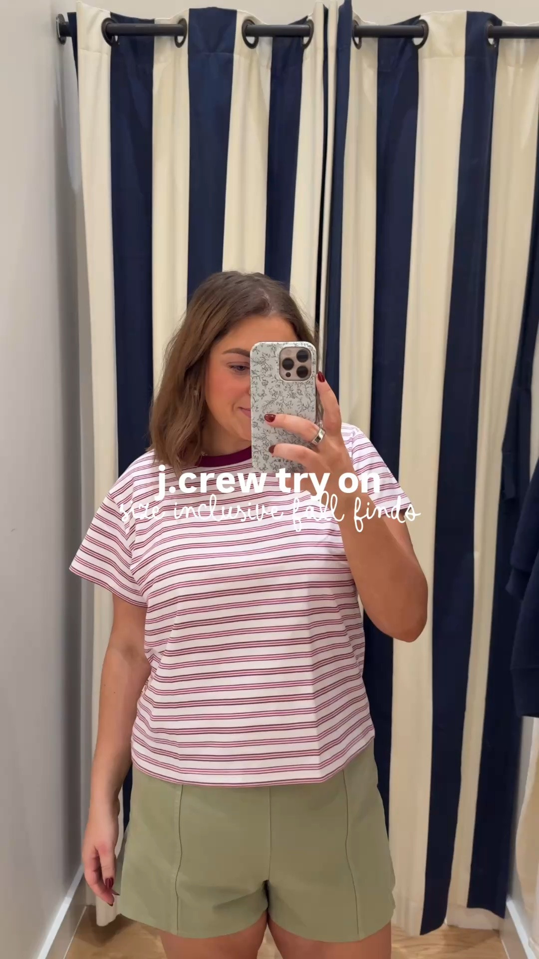 Size xxl-3x jcrew early fall finds!  Wearing large in everything except xl in stripe tee. Size 32 in white jeans but they weren’t my fave!

#LTKMidsize #LTKPlusSize #LTKootd