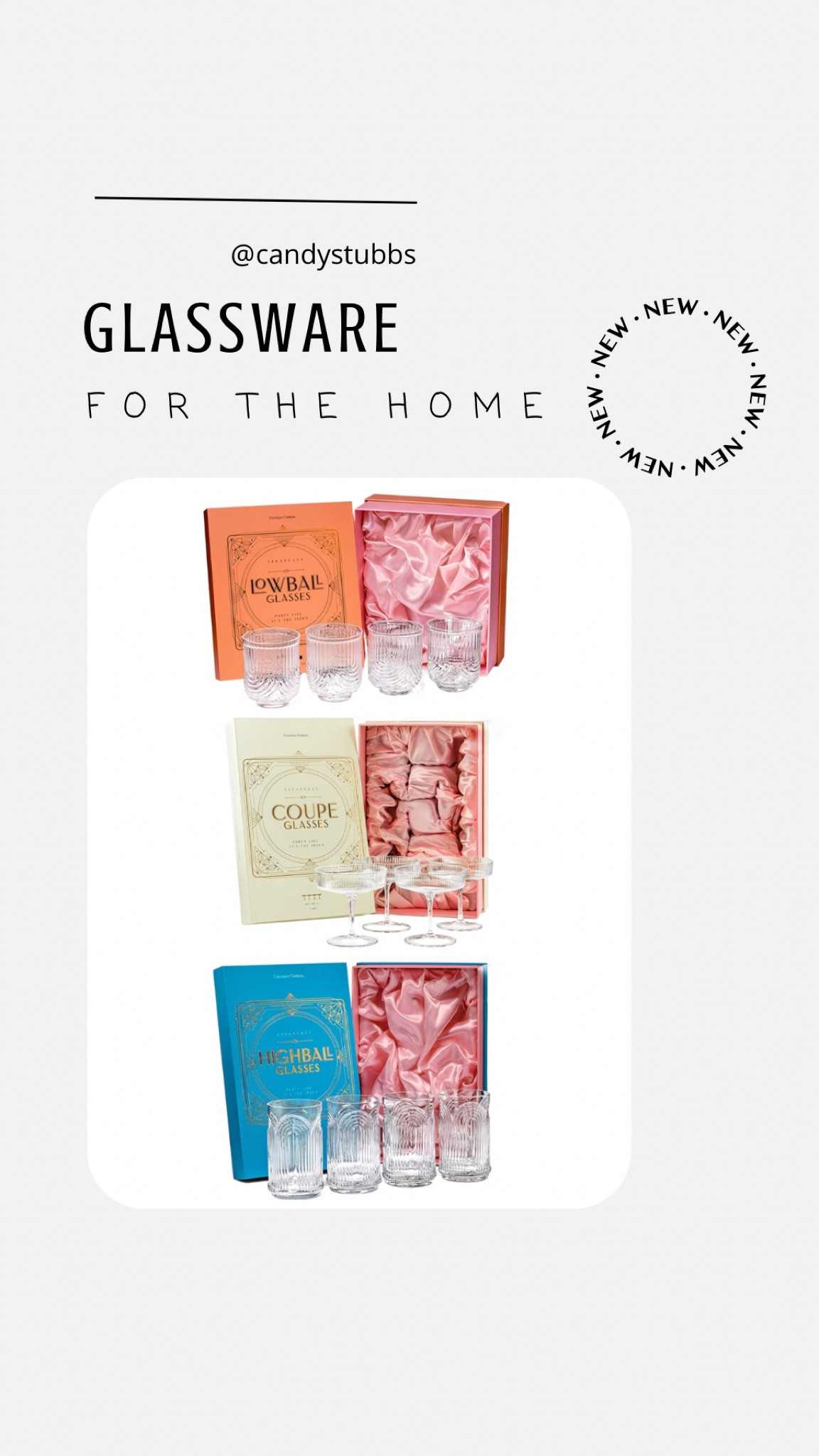 Very cute and chic glassware from amazon. Gift Mother’s Day gift  

#LTKGiftGuide #LTKunder50 #LTKhome