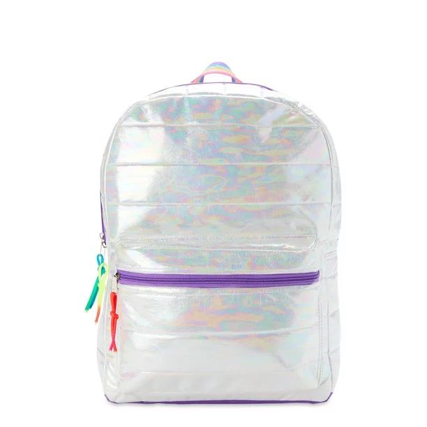 Wonder Nation Iridescent Shimmer Quilted Backpack | Walmart (US)