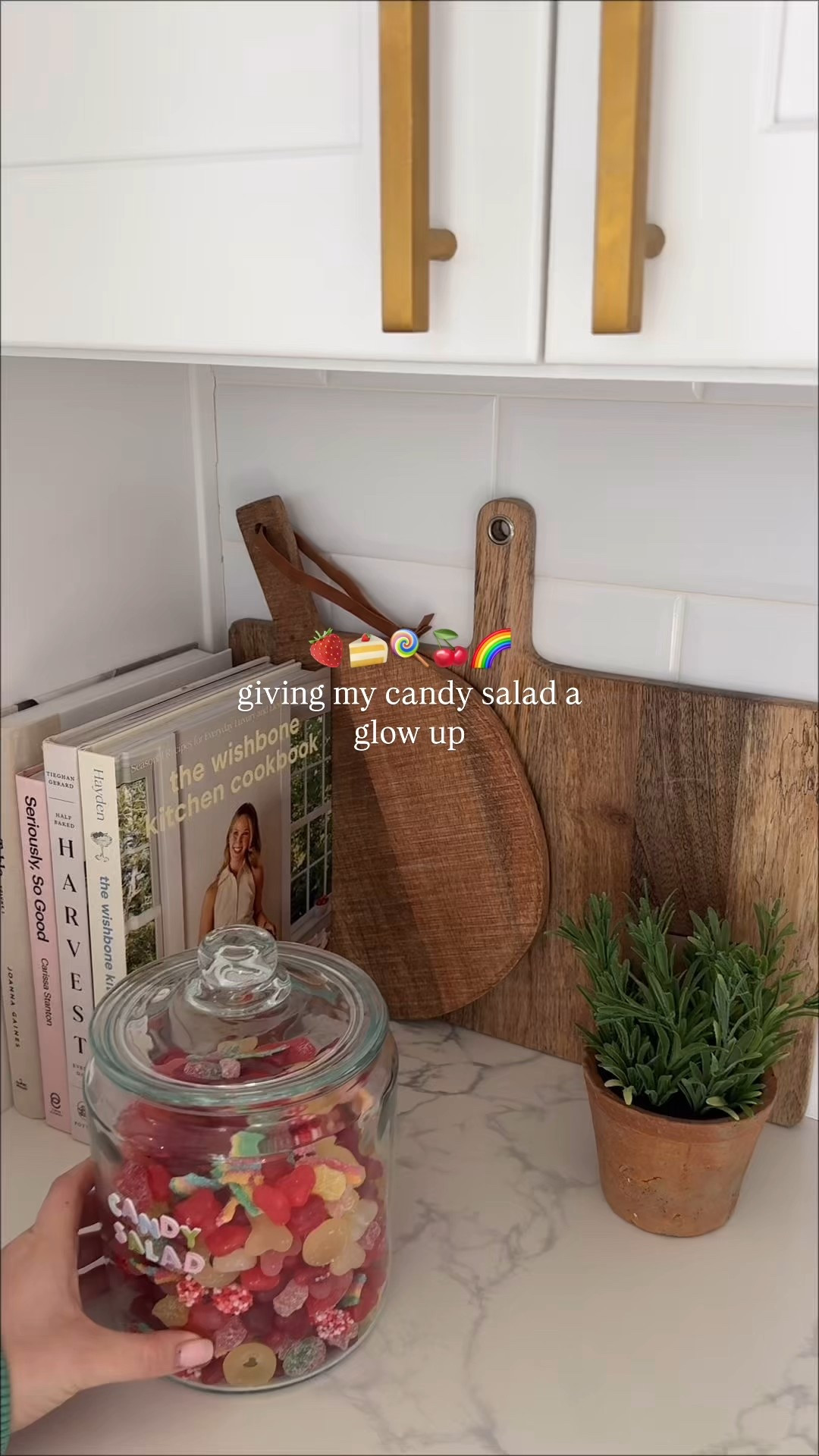 Valentine’s Day candy salad, Valentine’s Day decor, kitchen decor 

#LTKValentine #LTKHome #LTKmomlife