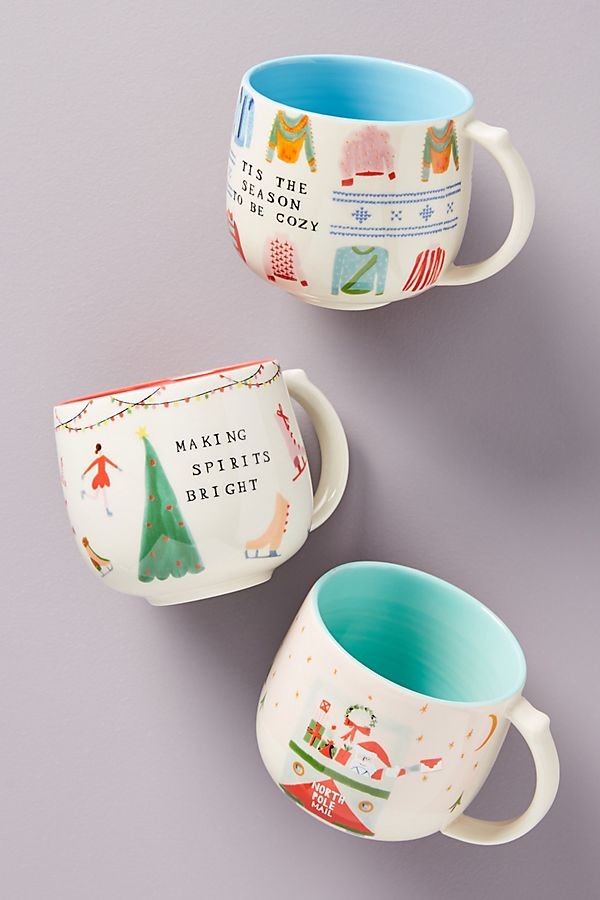 Mr. Boddington's Studio Season's Greetings Mug | Anthropologie (US)