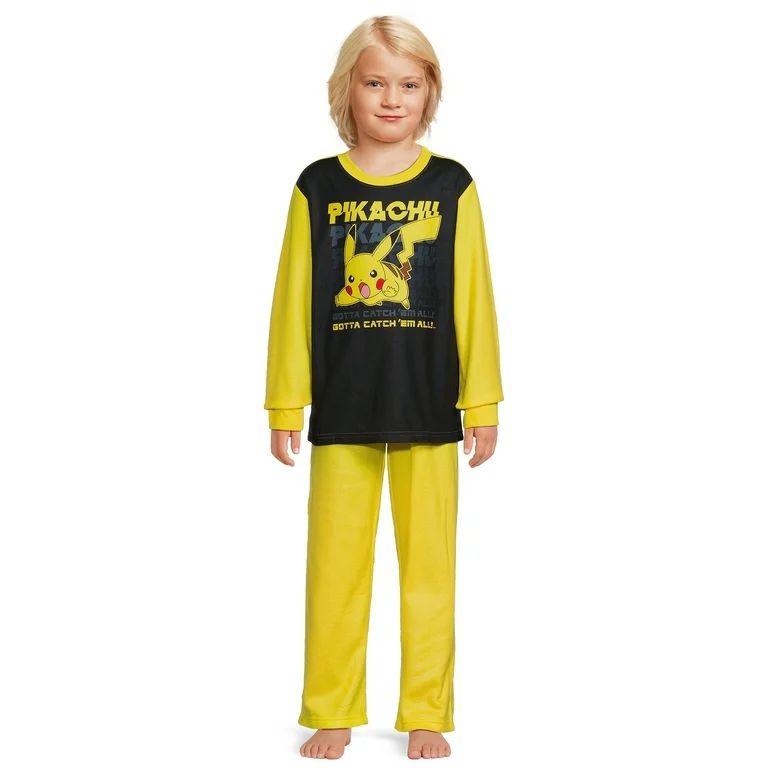 Boys Licensed Character Long Sleeve Top and Pants, 2-Piece Sleet Set, Sizes 4-12 - Walmart.com | Walmart (US)