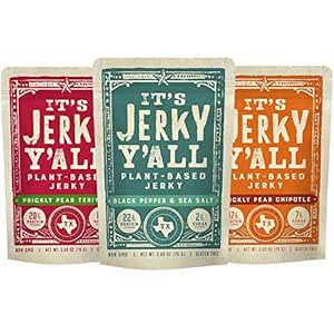 It's Jerky Y'all Vegan Jerky - Beyond Tender and Tasty Vegan Snacks (2.69 oz (3 pack)) | Amazon (US)