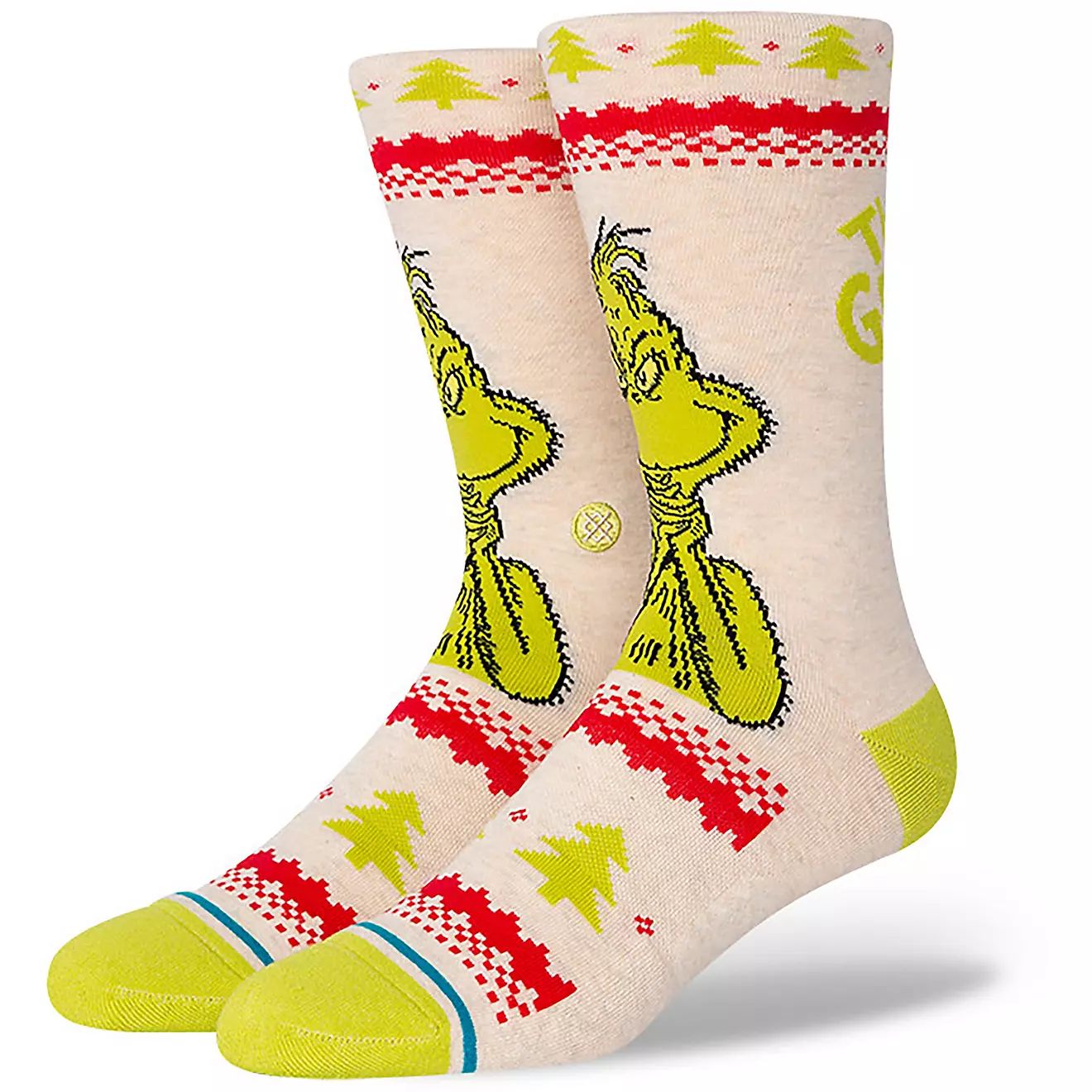 Stance Men's Grinch Sweater Crew Socks | Academy | Academy Sports + Outdoors