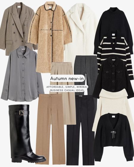 Affordable simple & minimal business casual fashion inspo - New-in autumn 🫶🏽

#LTKSeasonal #LTKeurope #LTKstyletip