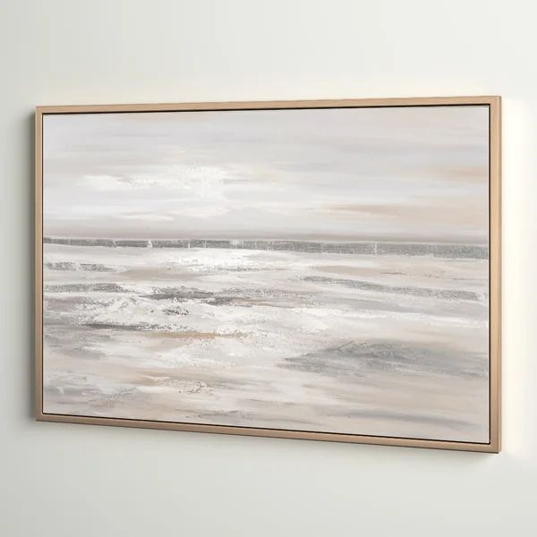 Silver Landscape Framed On Canvas Print | Wayfair North America