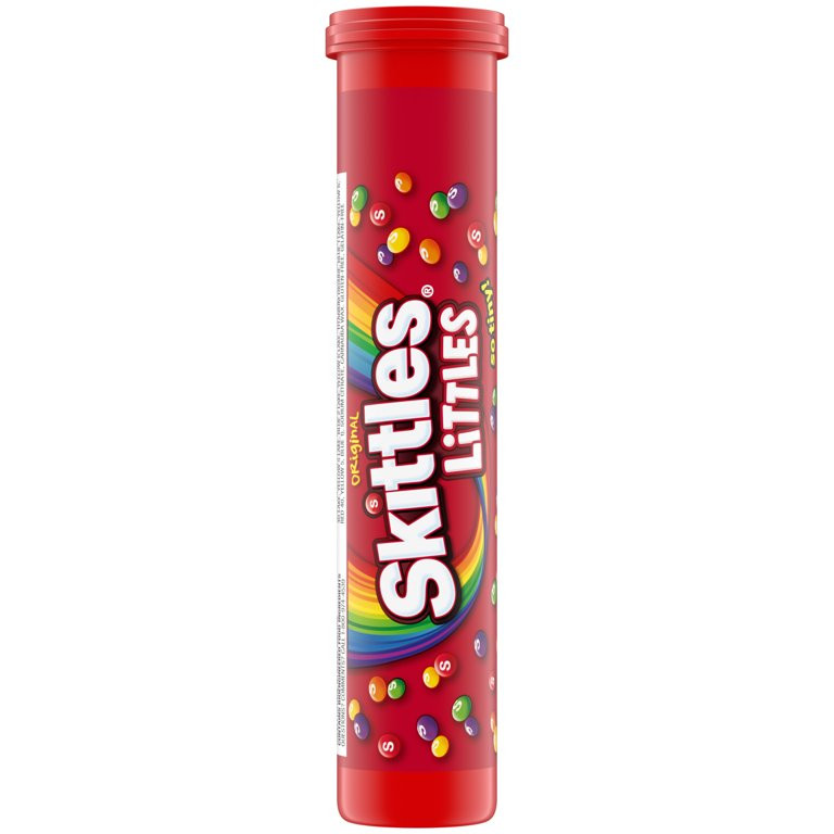 Skittles Original Littles Chewy Candy, Share Size - 1.9 oz Mega Tube | Walmart (US)