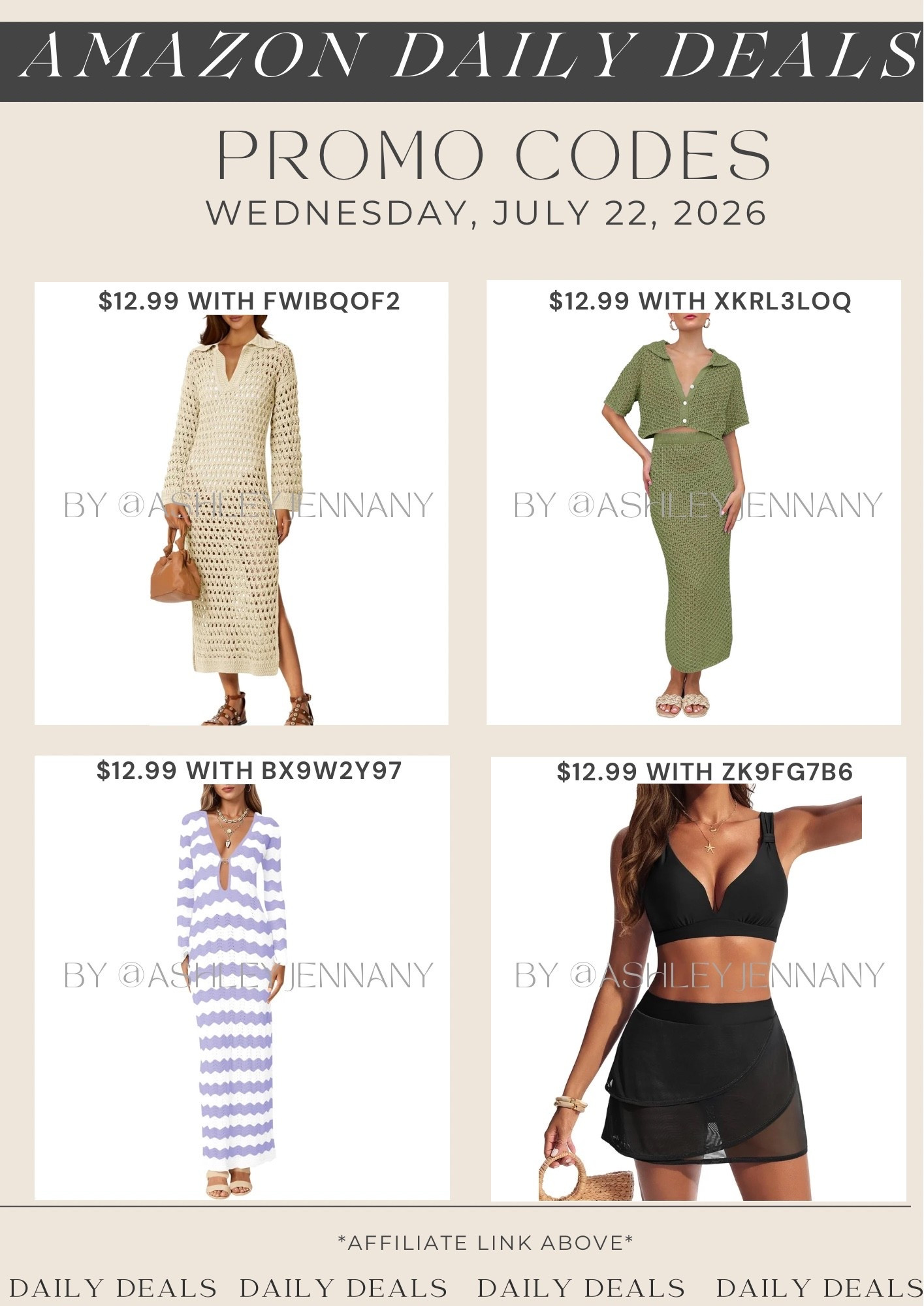 Amazon deals

#LTKSeasonal #LTKMidsize #LTKSaleAlert