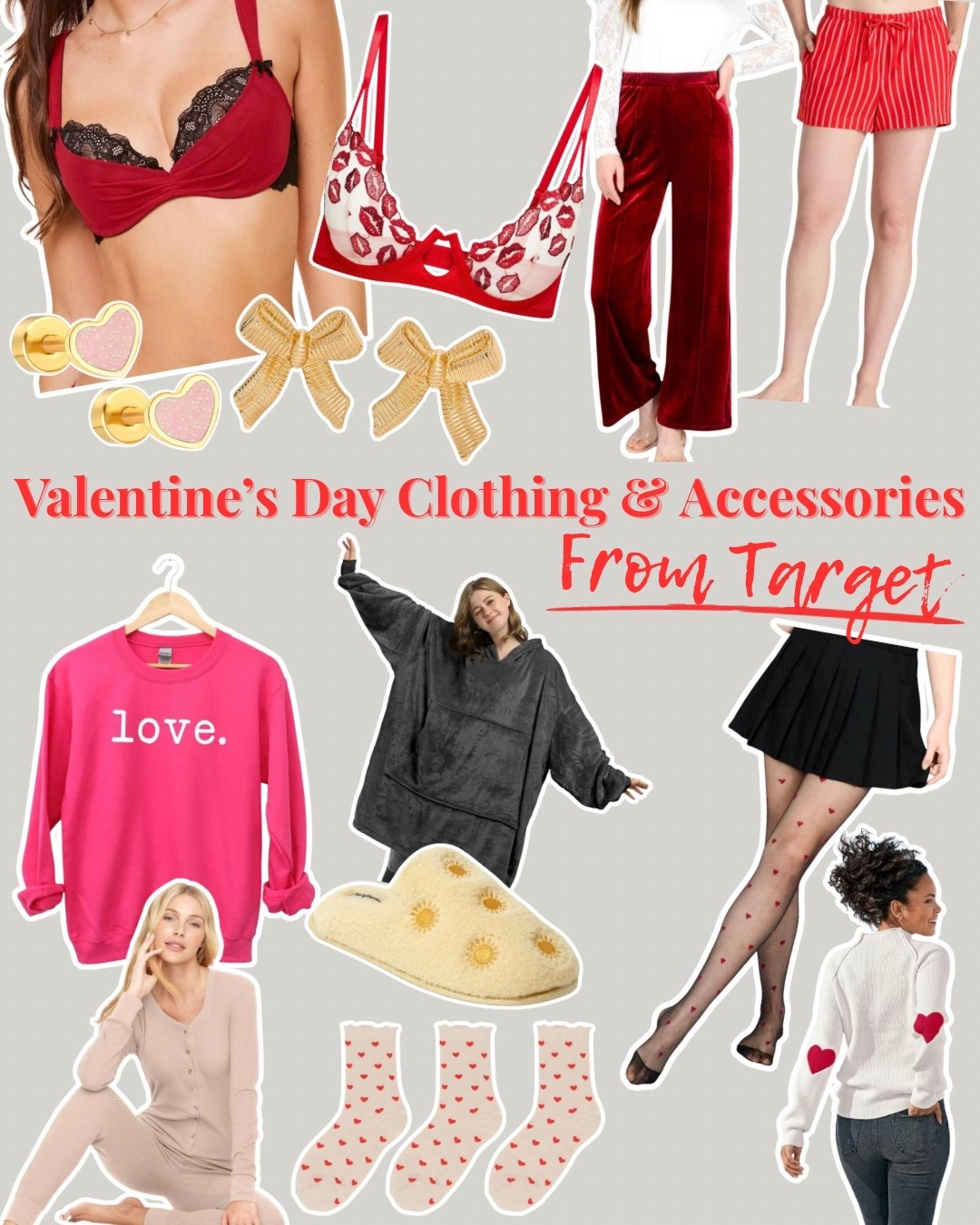 Target literally has all you’ll need for Valentine’s Day and beyond. From cozies to intimates to fashion wins. So many items that you can definitely wear past the holiday. I’m beyond obsessed with those hearts tights… and they come in two different colors! ❤️ everything I’ve linked is also on sale so grab at a discount while you can! 

#valentinesdayoutfit #giftideas #target #valentinesdayfashion 

#LTKSaleAlert #LTKSeasonal #LTKFindsUnder50