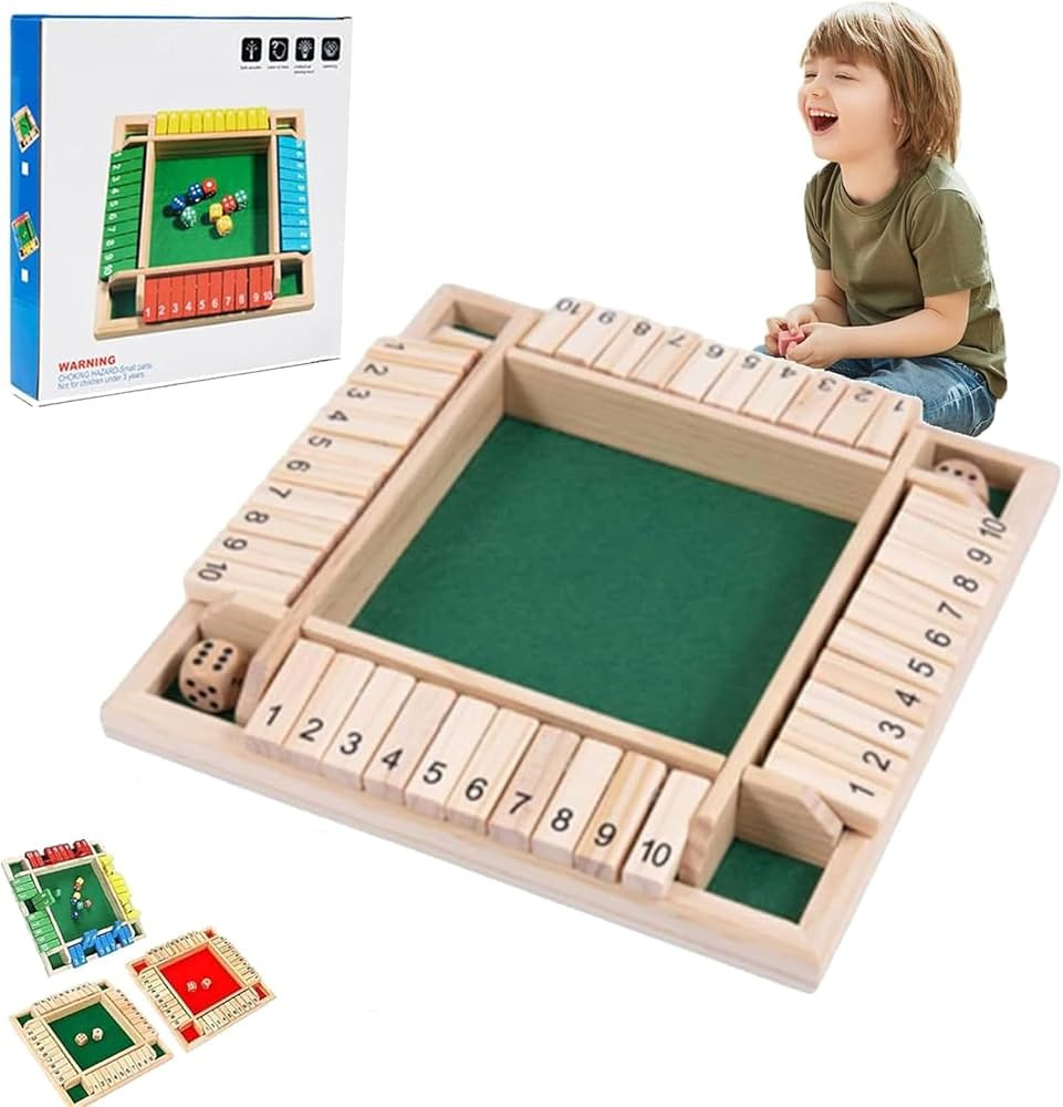 Quantifyn Game, Quantifyn Dice Game, Quantifyn Board Game, Funny Family Games-Shut The Box Board ... | Amazon (US)