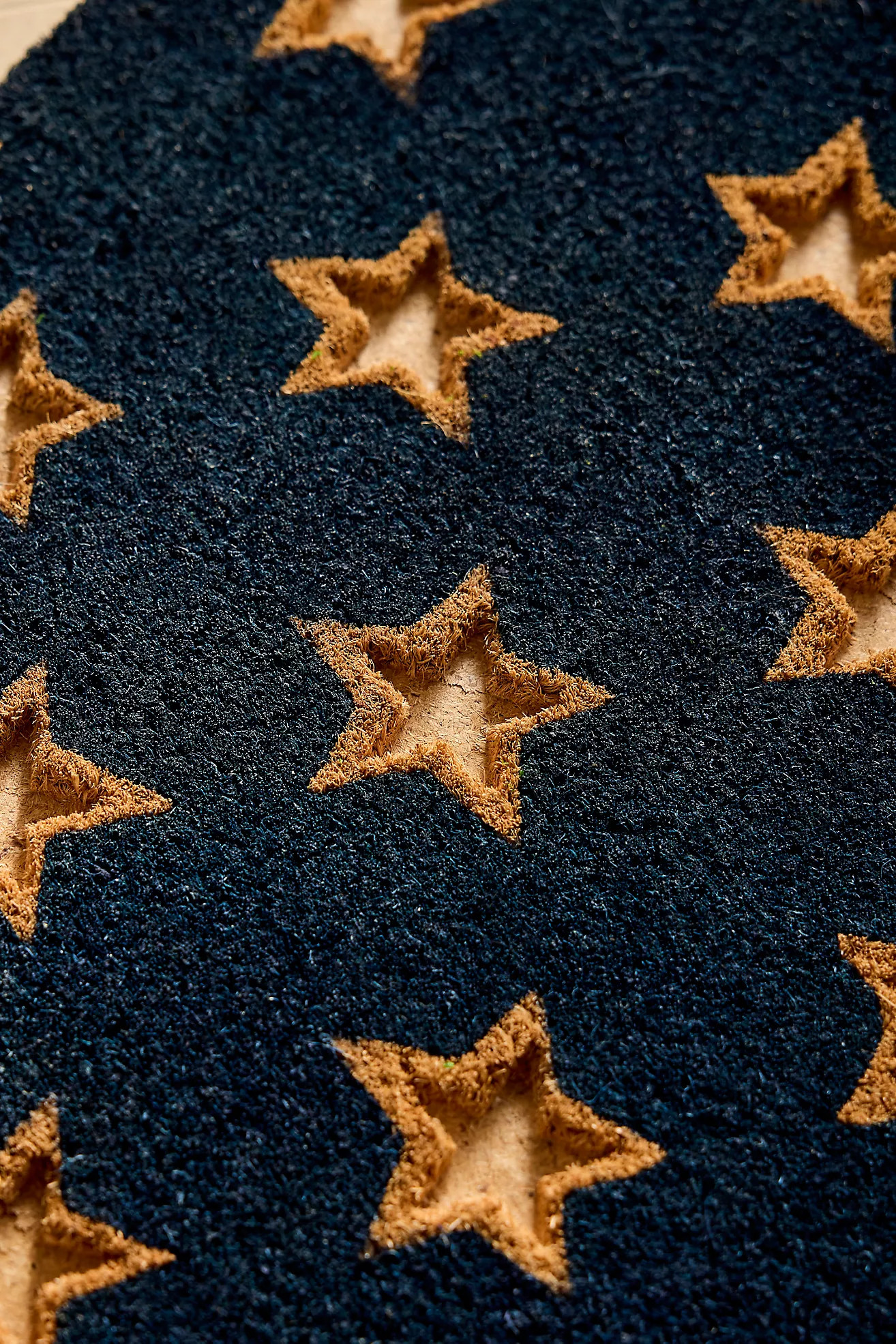 Embossed Stars Coir Doormat | Anthropologie (US)