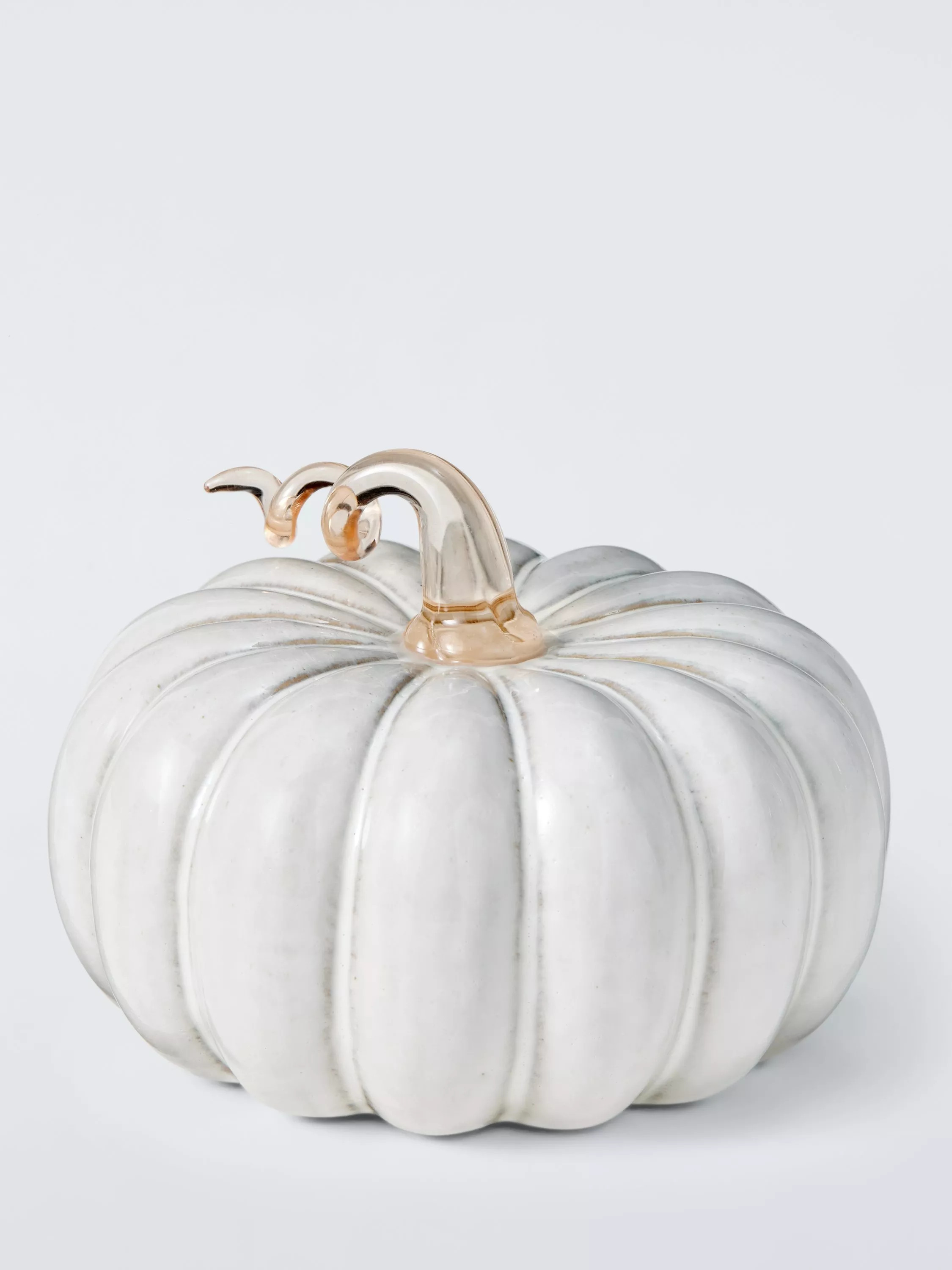 John Lewis Ceramic Pumpkin, Cream | John Lewis (UK)
