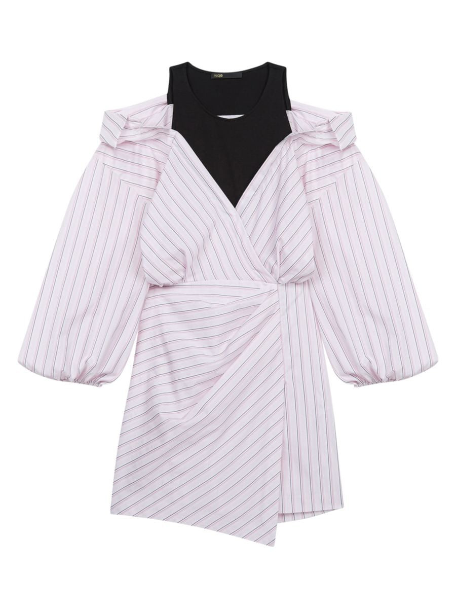 Riavoli Illusion Mini Shirtdress | Saks Fifth Avenue