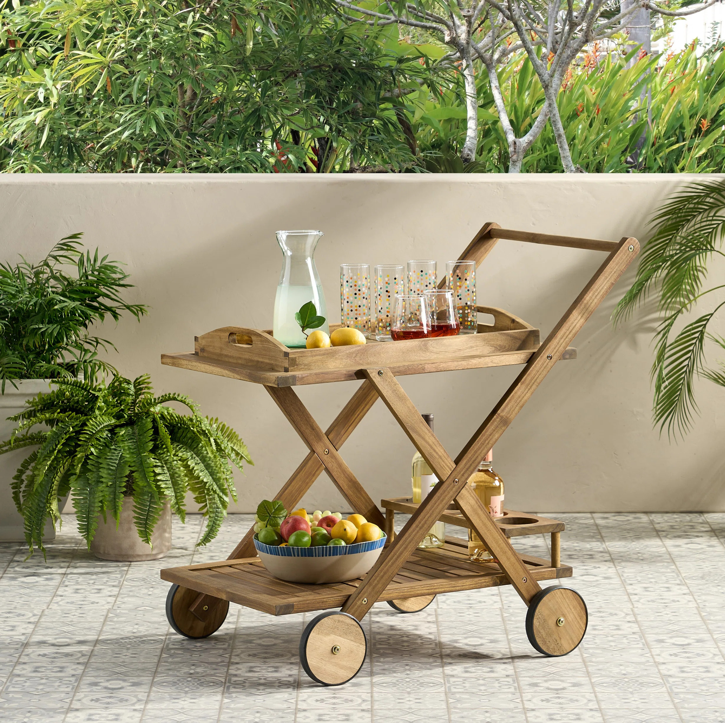 Bay Isle Home™ Deming Bar Cart & Reviews | Wayfair | Wayfair North America