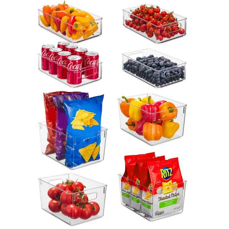 8 Container Pantry Organizer Fridge Bin | Wayfair North America