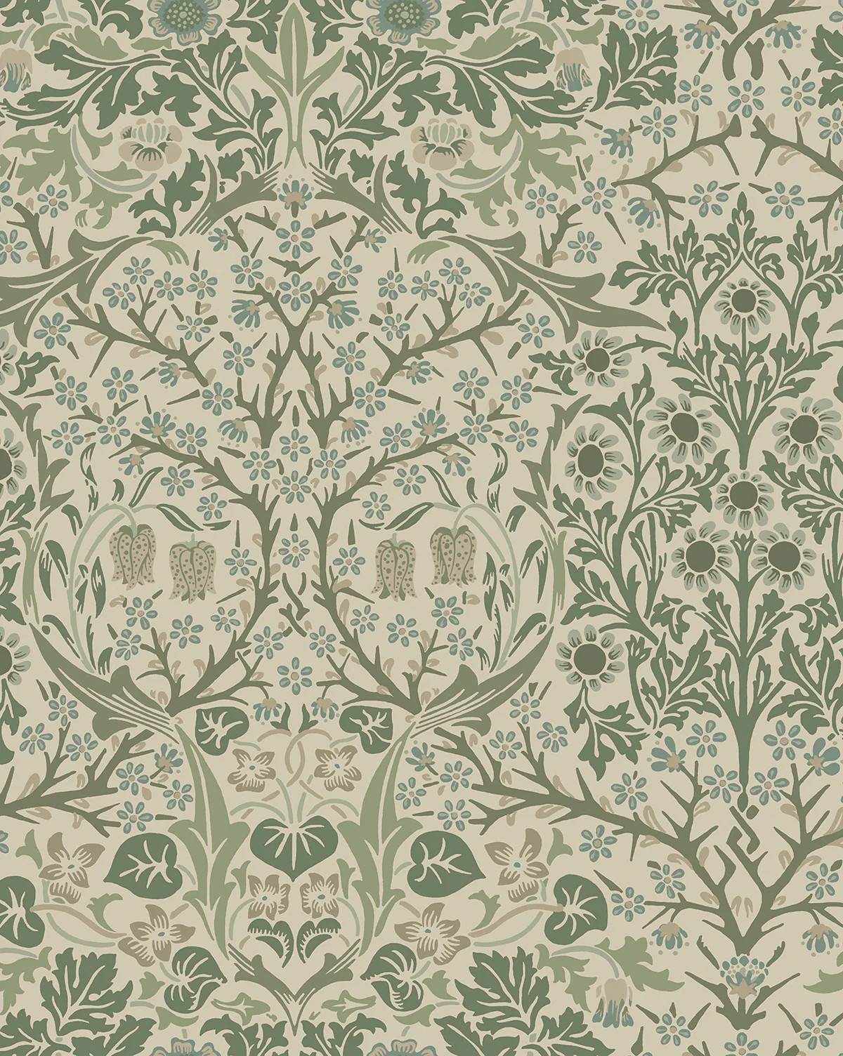 Morris & Co. x McGee & Co. Blackthorn Wallpaper | McGee & Co. (US)