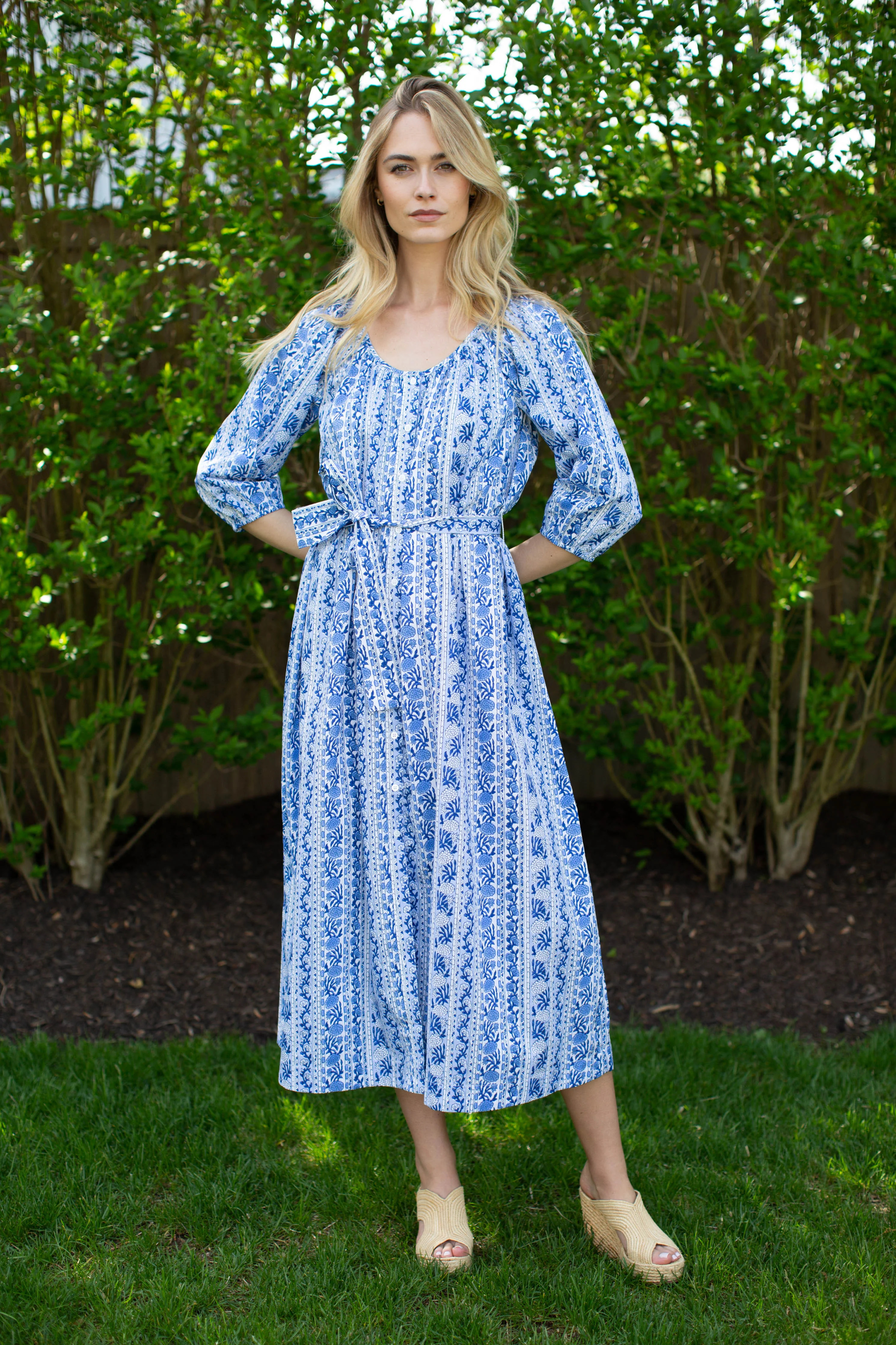 Sophie Dress - Atlantic Wisteria | Marea