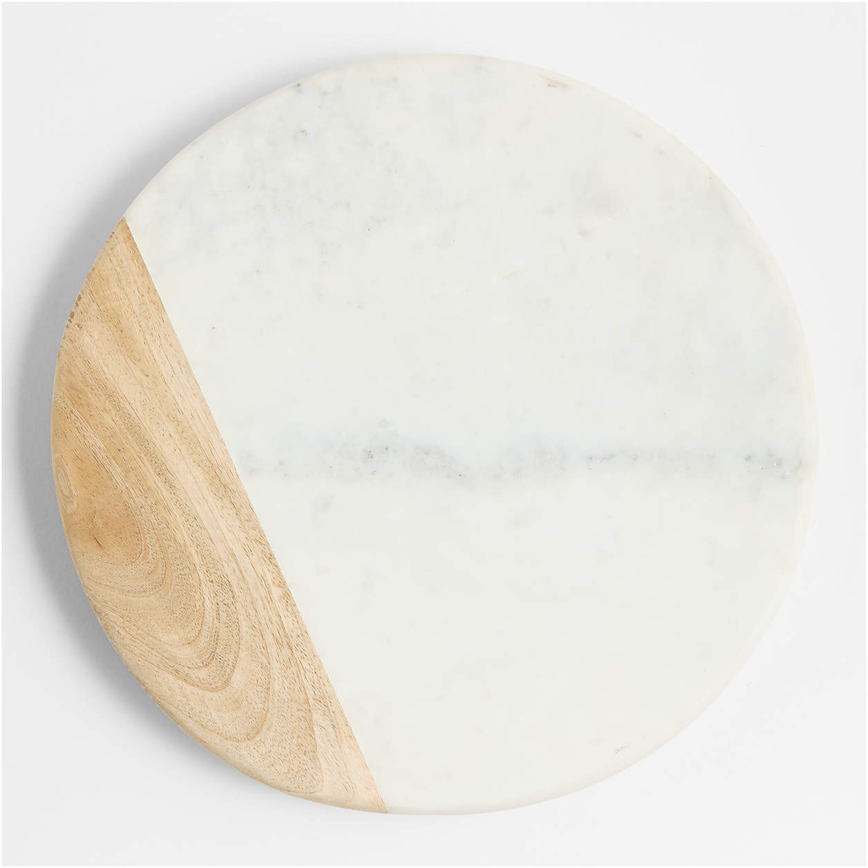 Wood and Marble Lazy Susan + Reviews | Crate & Barrel | Crate & Barrel