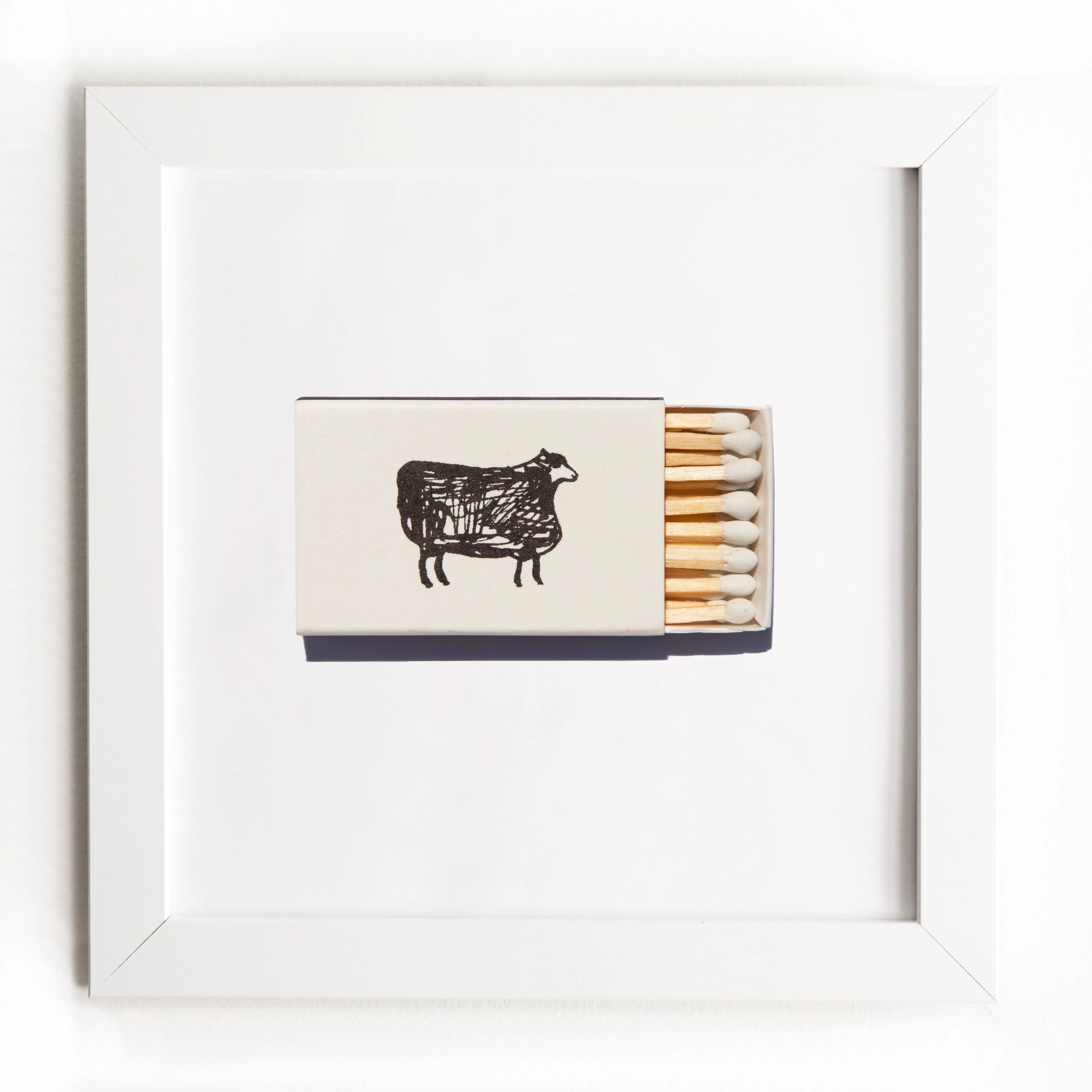 No. 246 (Black) - Framed Print Matchbook - Gift - Match South | Match South