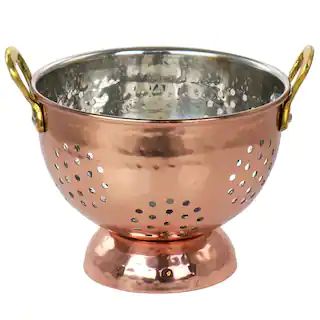Rembrant 5.7 in. Copper Stainless Steel Mini Colander | The Home Depot